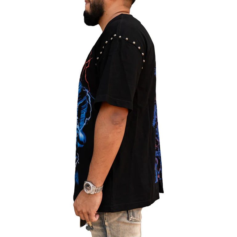 RVR 'ANGEL' SS TEE (BLACK)