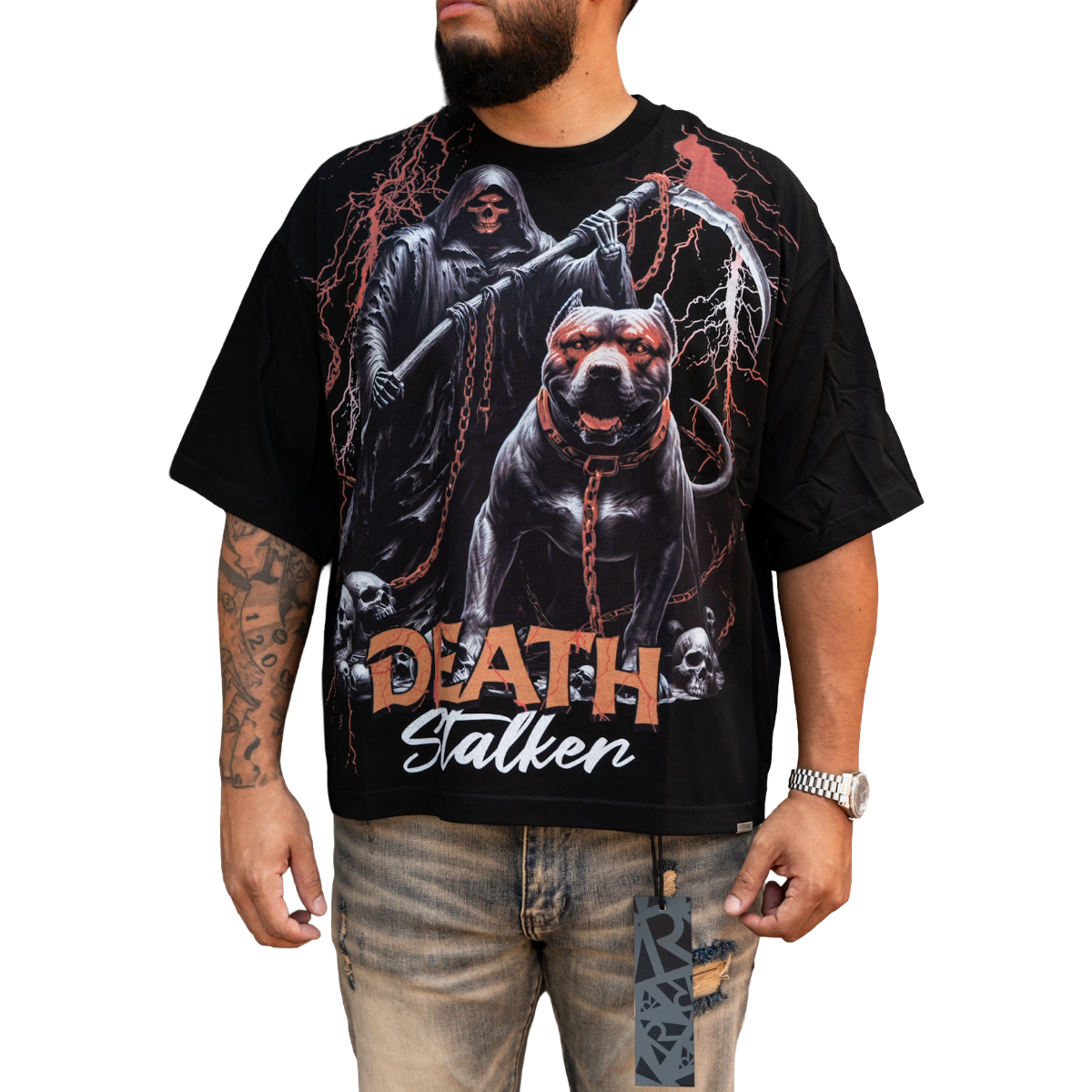 RVR 'ANUBIS' TEE - BLACK