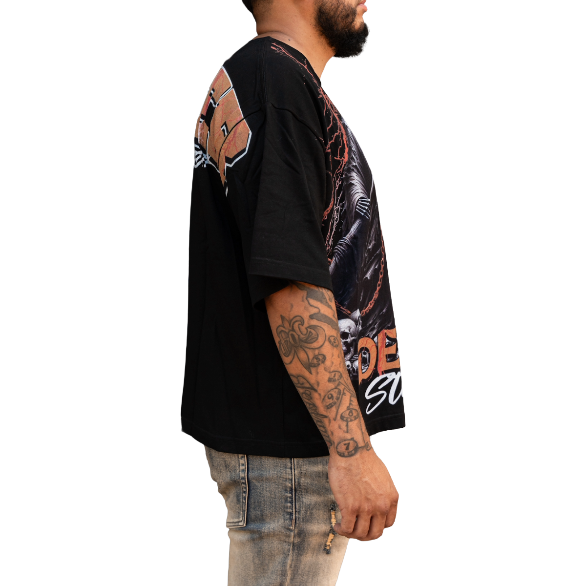 RVR 'ANUBIS' TEE - BLACK