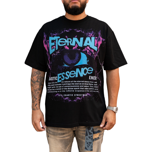 RVR 'ETERNAL' TEE - BLACK