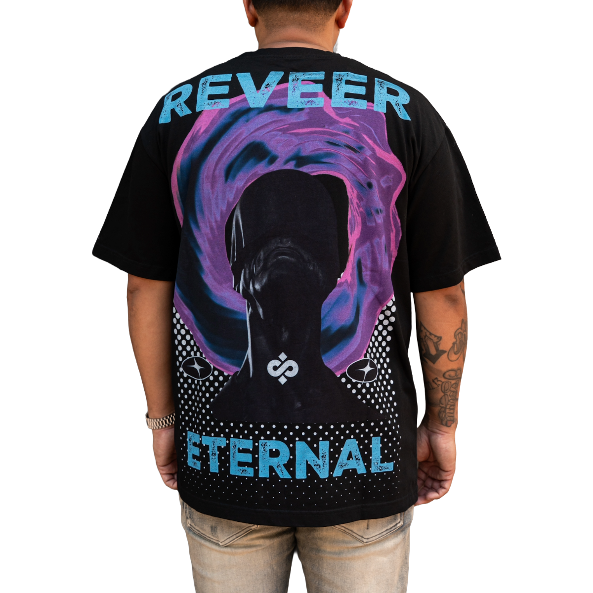 RVR 'ETERNAL' TEE - BLACK