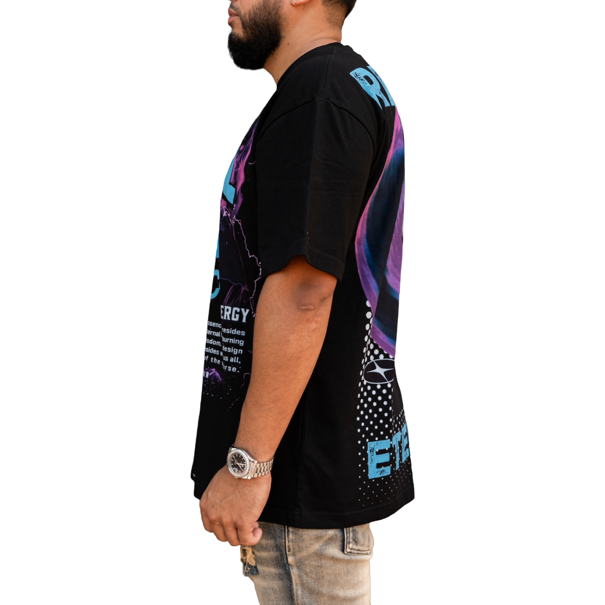 RVR 'ETERNAL' TEE - BLACK