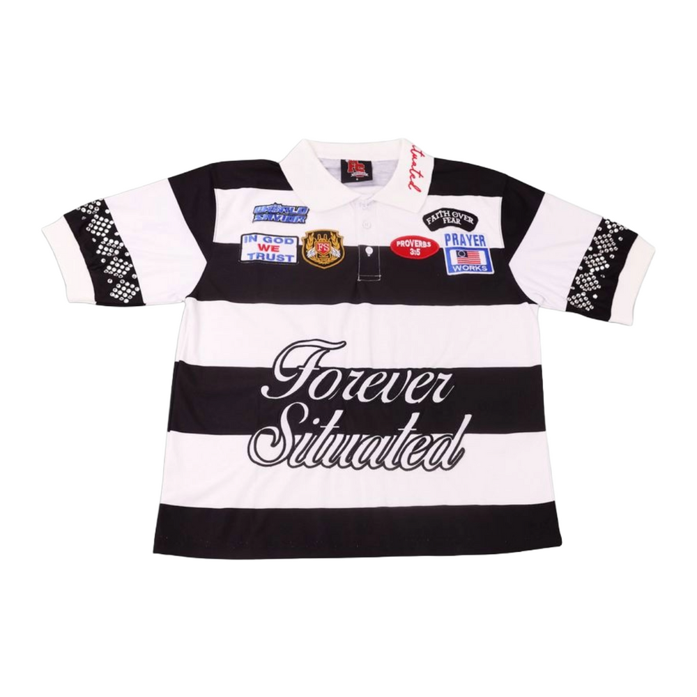 FOREVER SITUATED POLO - BLACK