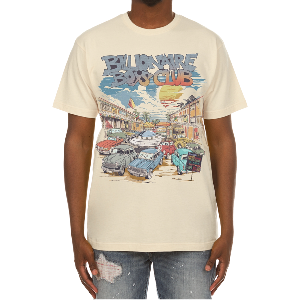 BB PARTAY SS TEE (WINTER WHITE)