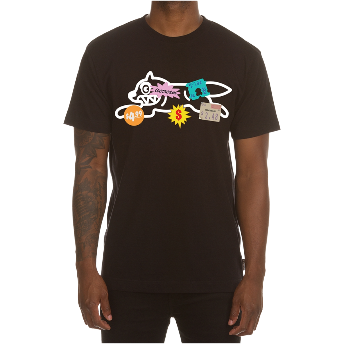 IC CASHIER SS TEE (BLACK)