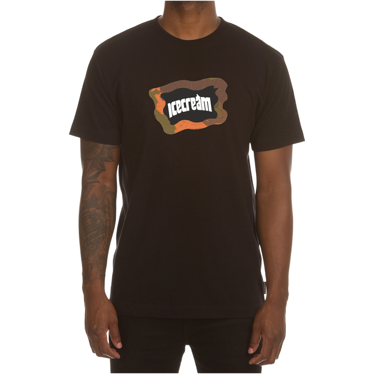 IC WORLDWIDE SS TEE (BLACK)