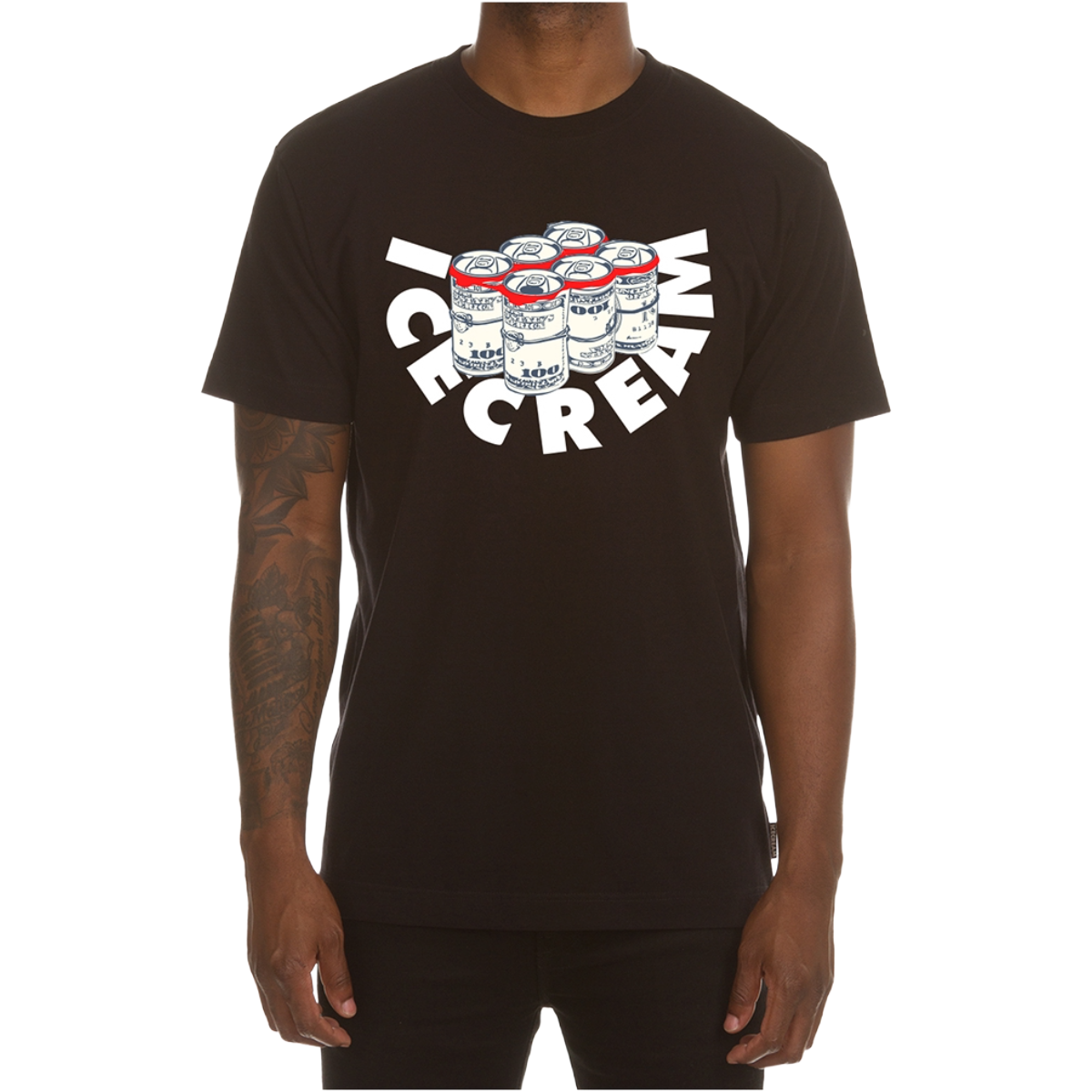 IC SIX PACK SS TEE (BLACK)