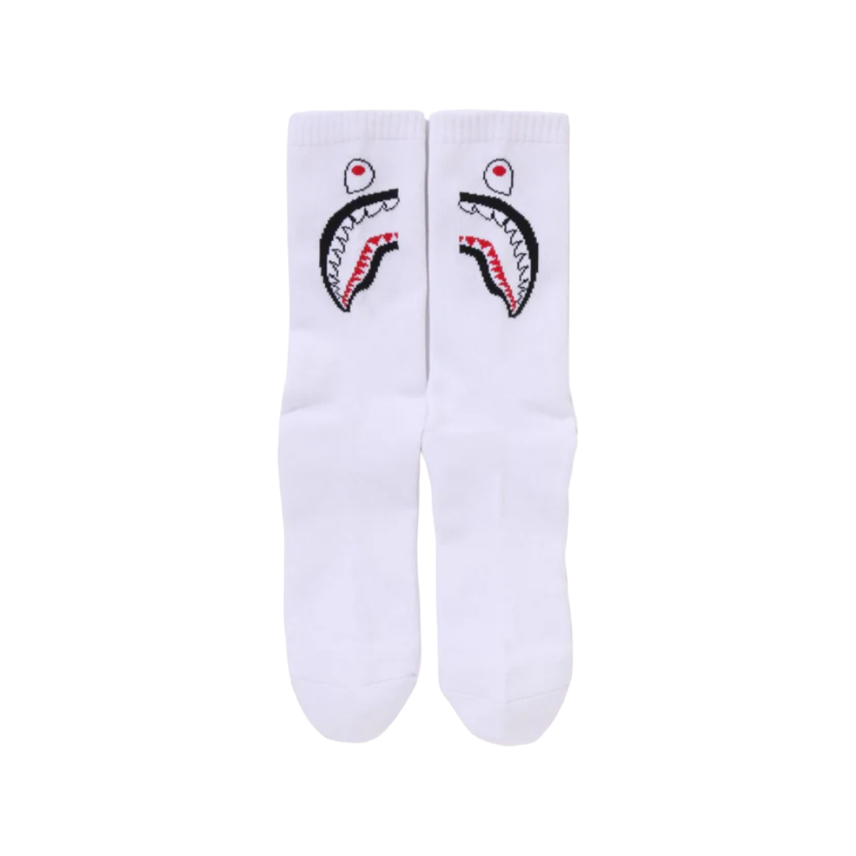 BAPE SHARK SOCKS (WHITE)