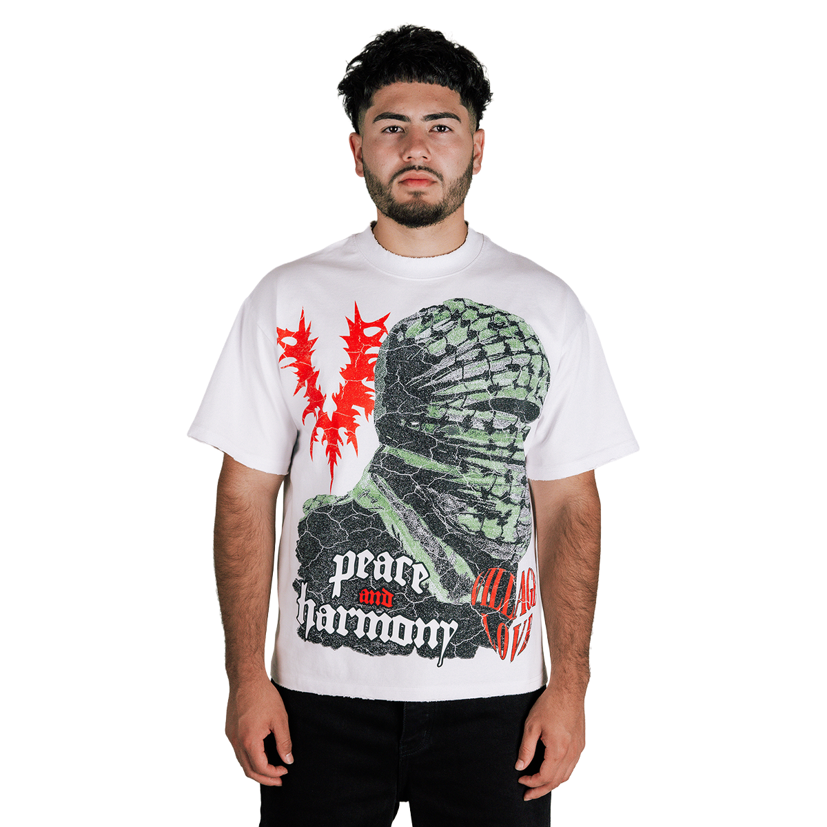 VLG PEACE AND HARMONY TEE - WHITE
