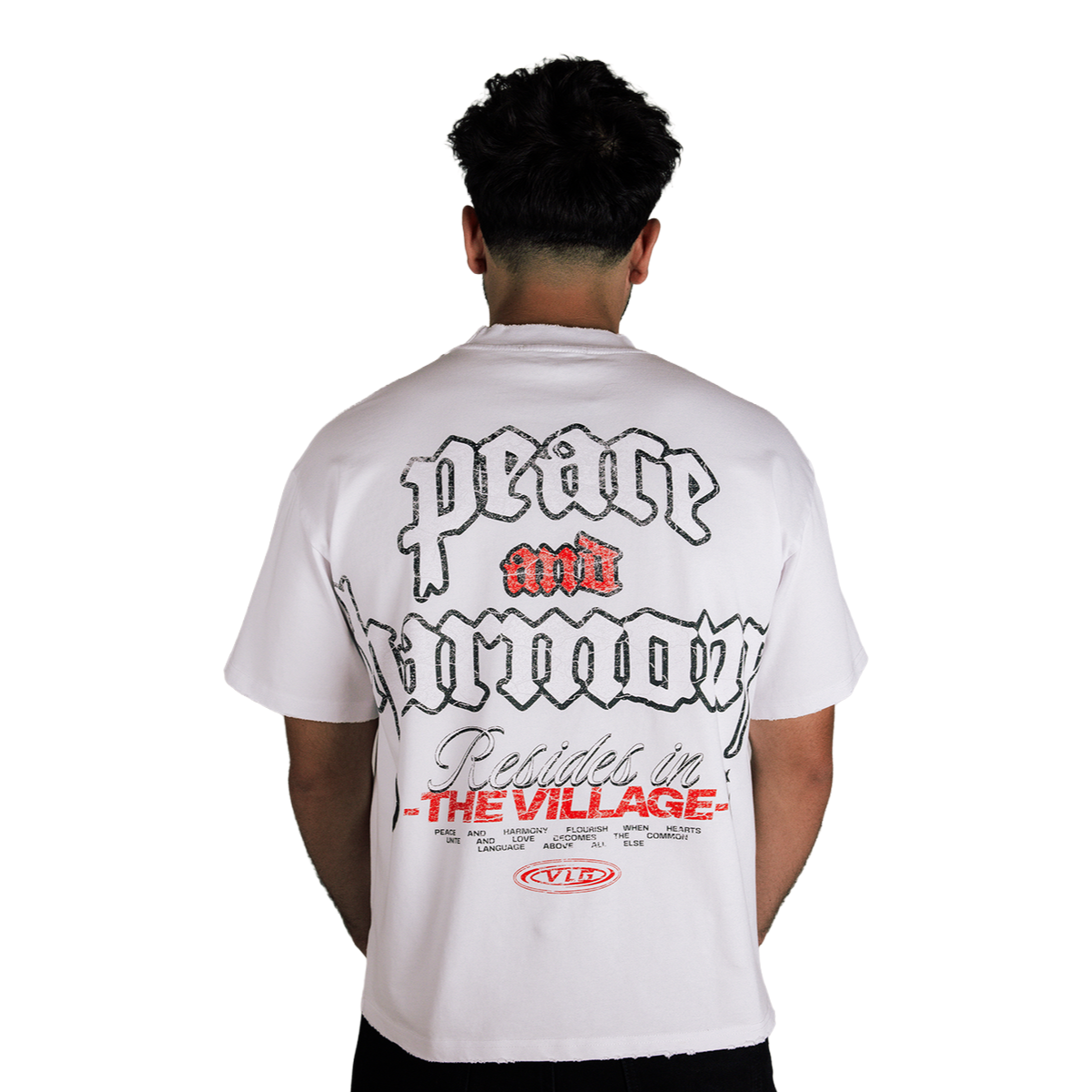 VLG PEACE AND HARMONY TEE - WHITE