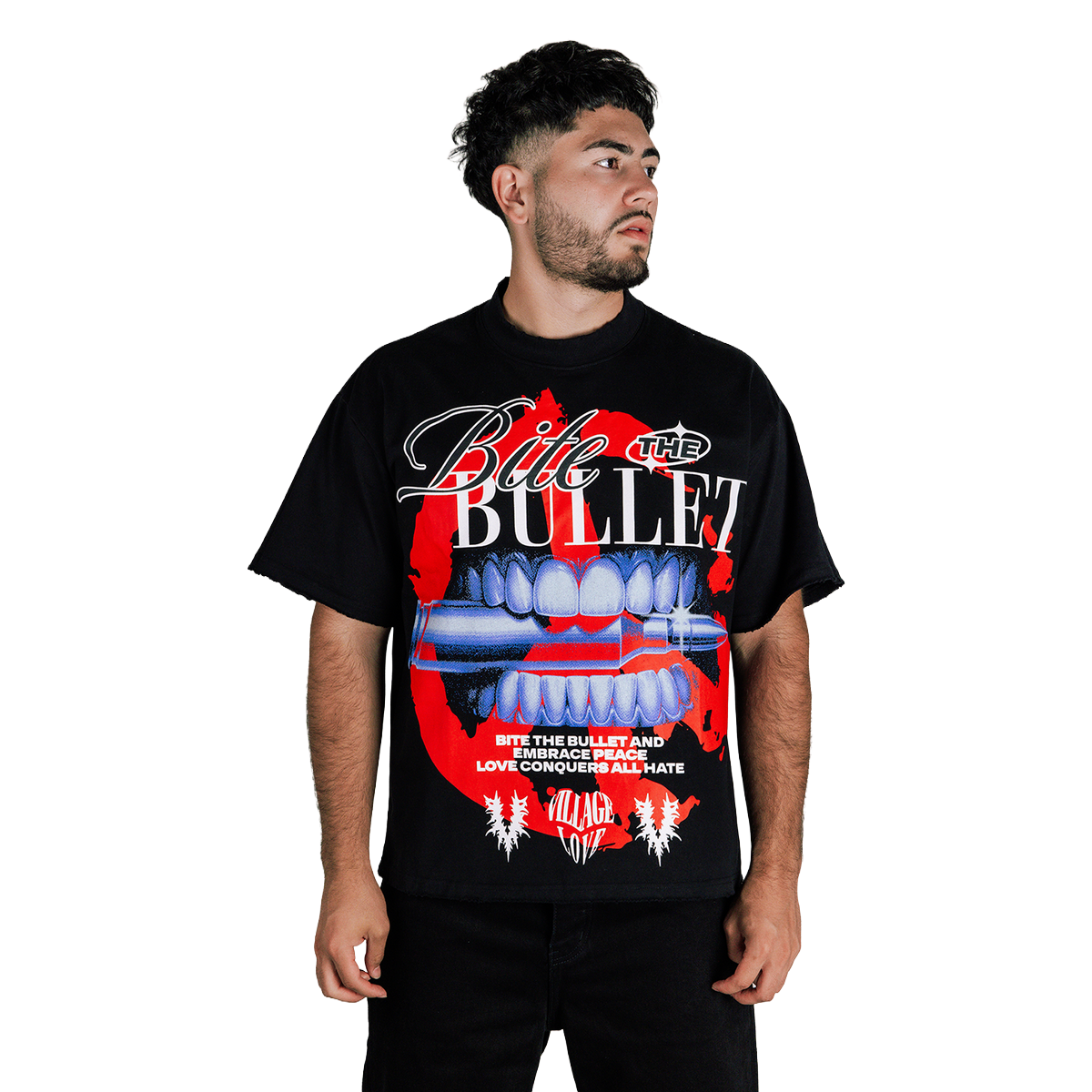 VLG BITE THE BULLET TEE - BLACK