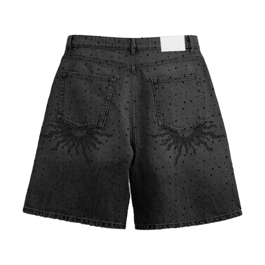 CAMPUS KINGDOM JORTS - BLACK