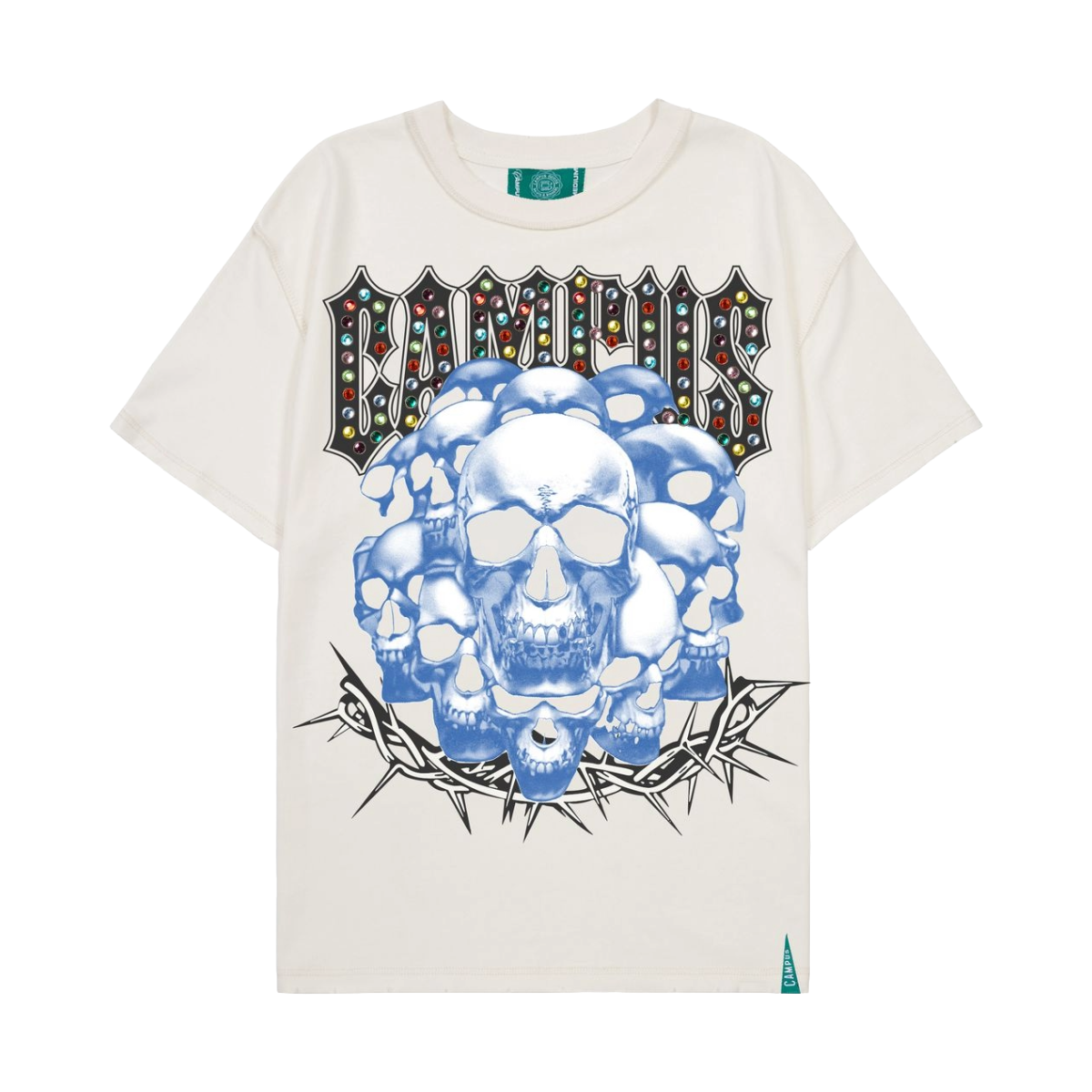 CAMPUS VENGEANCE TEE - WHITE