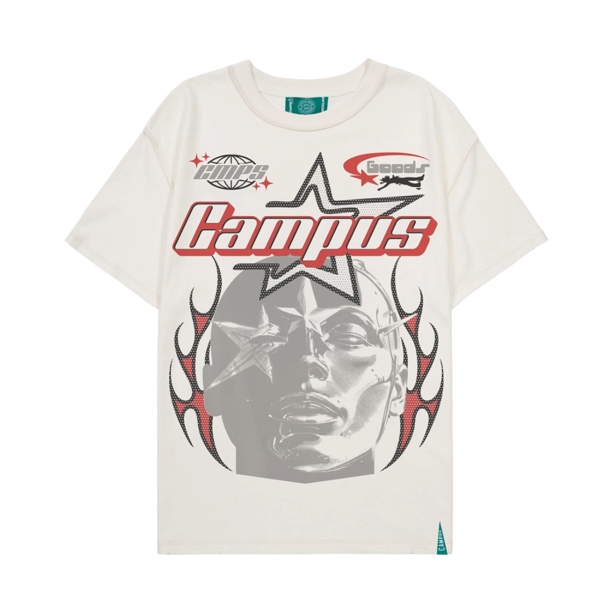 CAMPUS VISIONARY TEE - CREAM