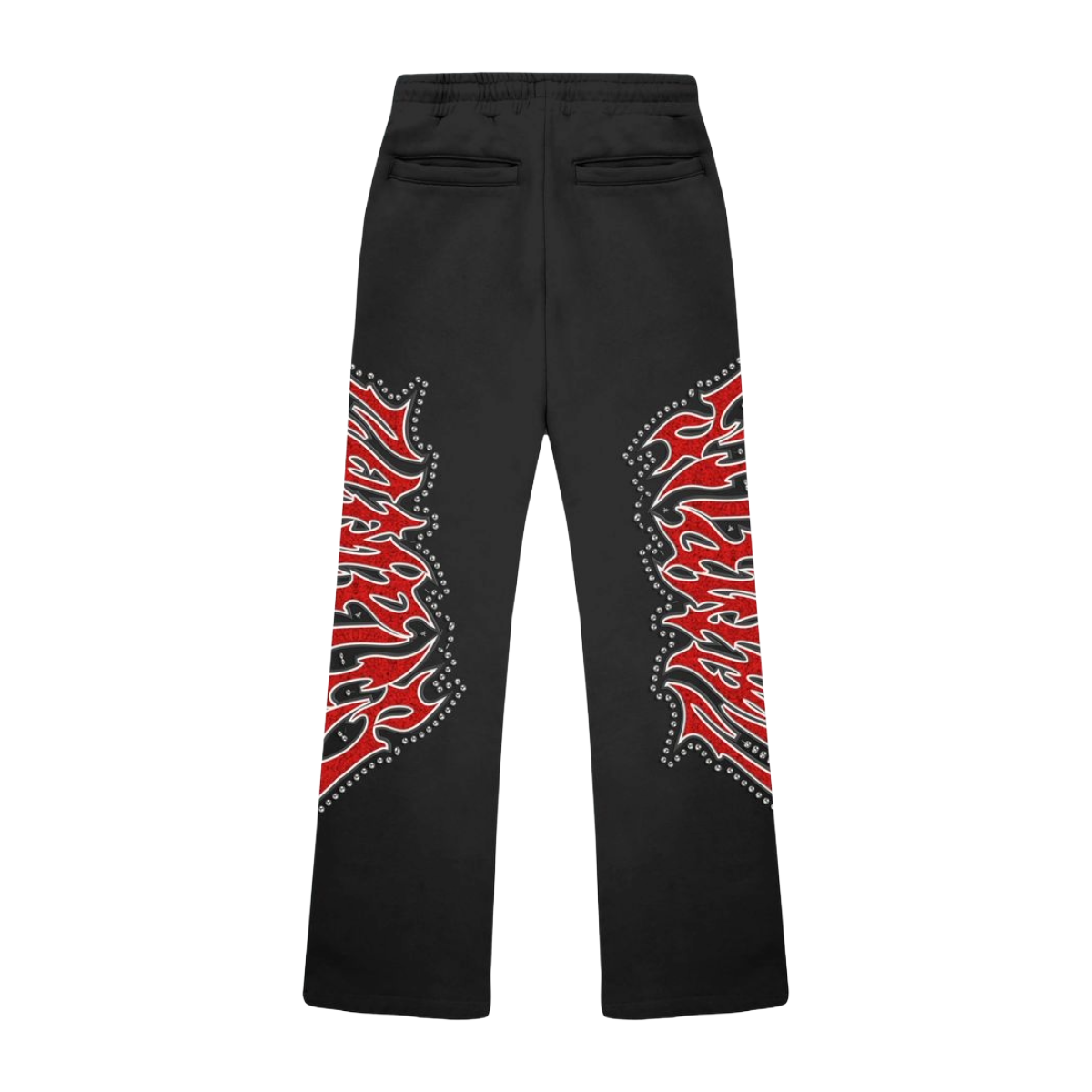 CAMPUS MISFITS FLARES - BLACK