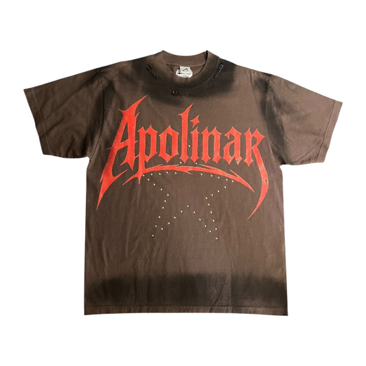 APOLINAR APOLI STAR TEE - BROWN