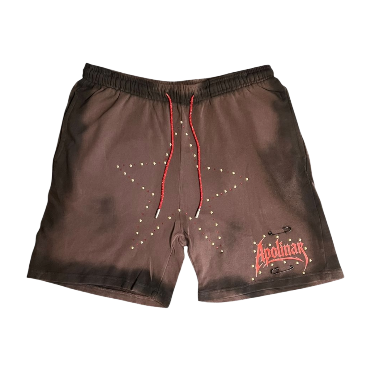 APOLINAR APOLI STAR SHORTS - BROWN