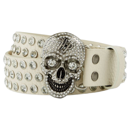 HP - WHITE SKULL BELT