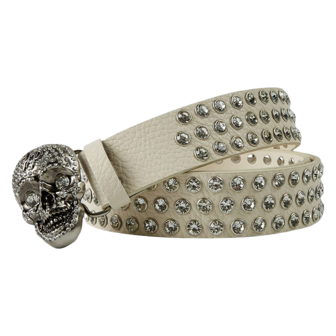 HP - WHITE SKULL BELT