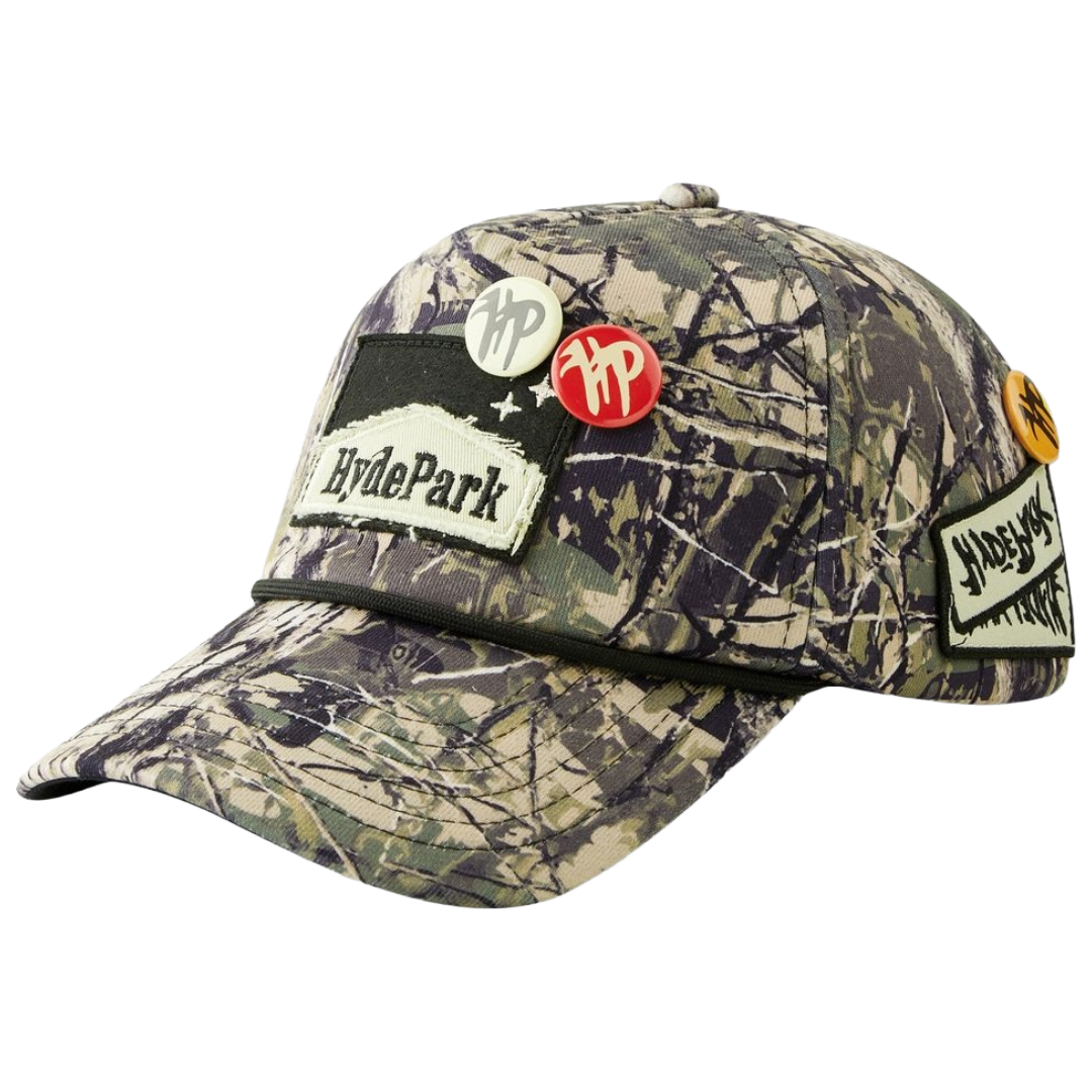 HP - CIGGY CIG DENIM CAP - FOREST CAMO