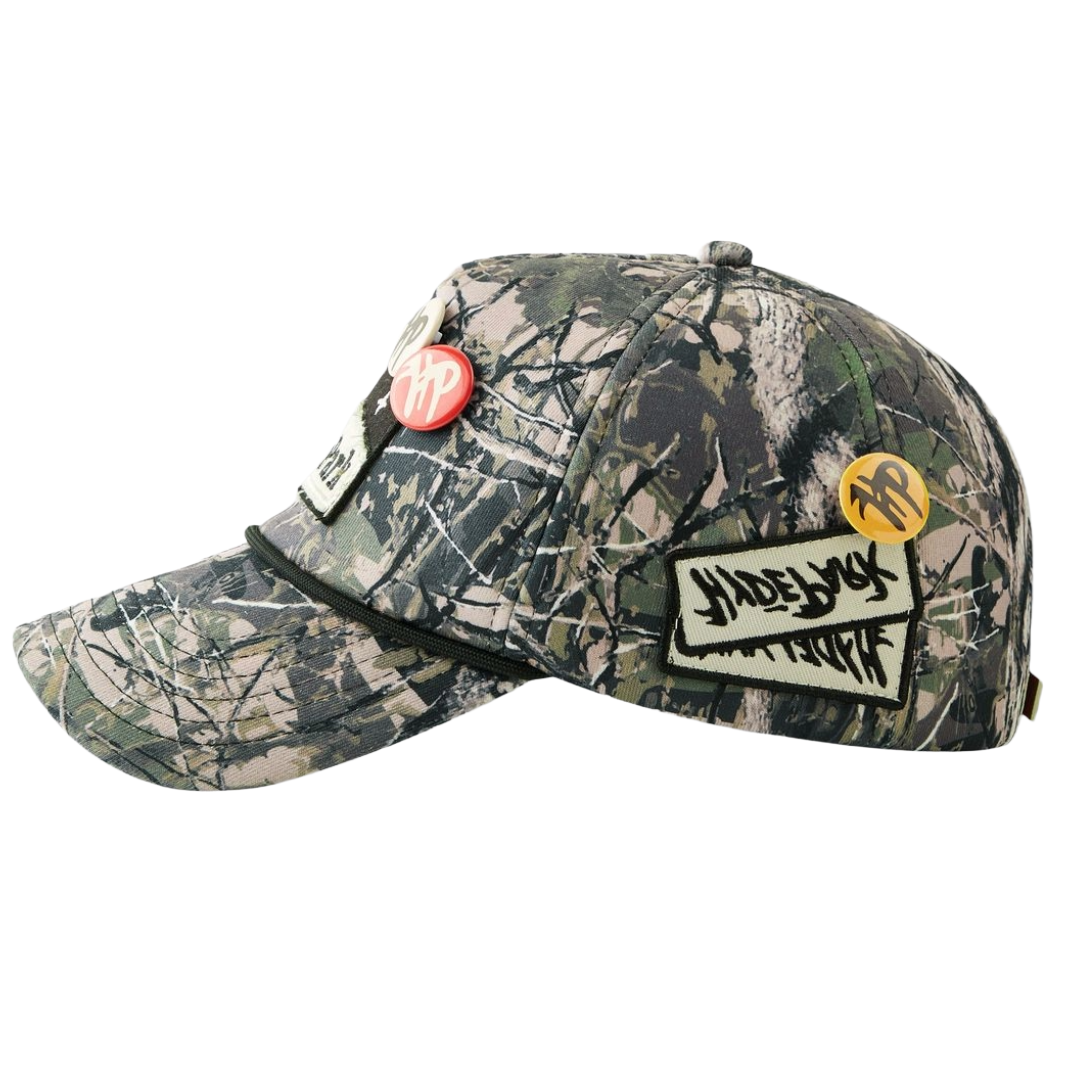 HP - CIGGY CIG DENIM CAP - FOREST CAMO