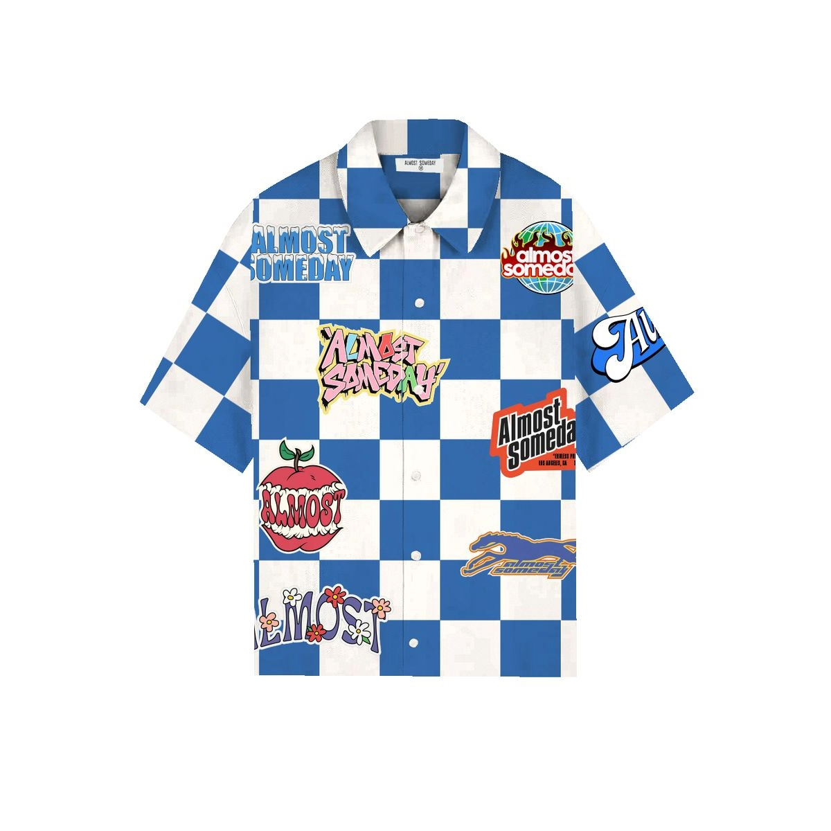 AS "HENDRIX" BUTTON UP (BLUE)