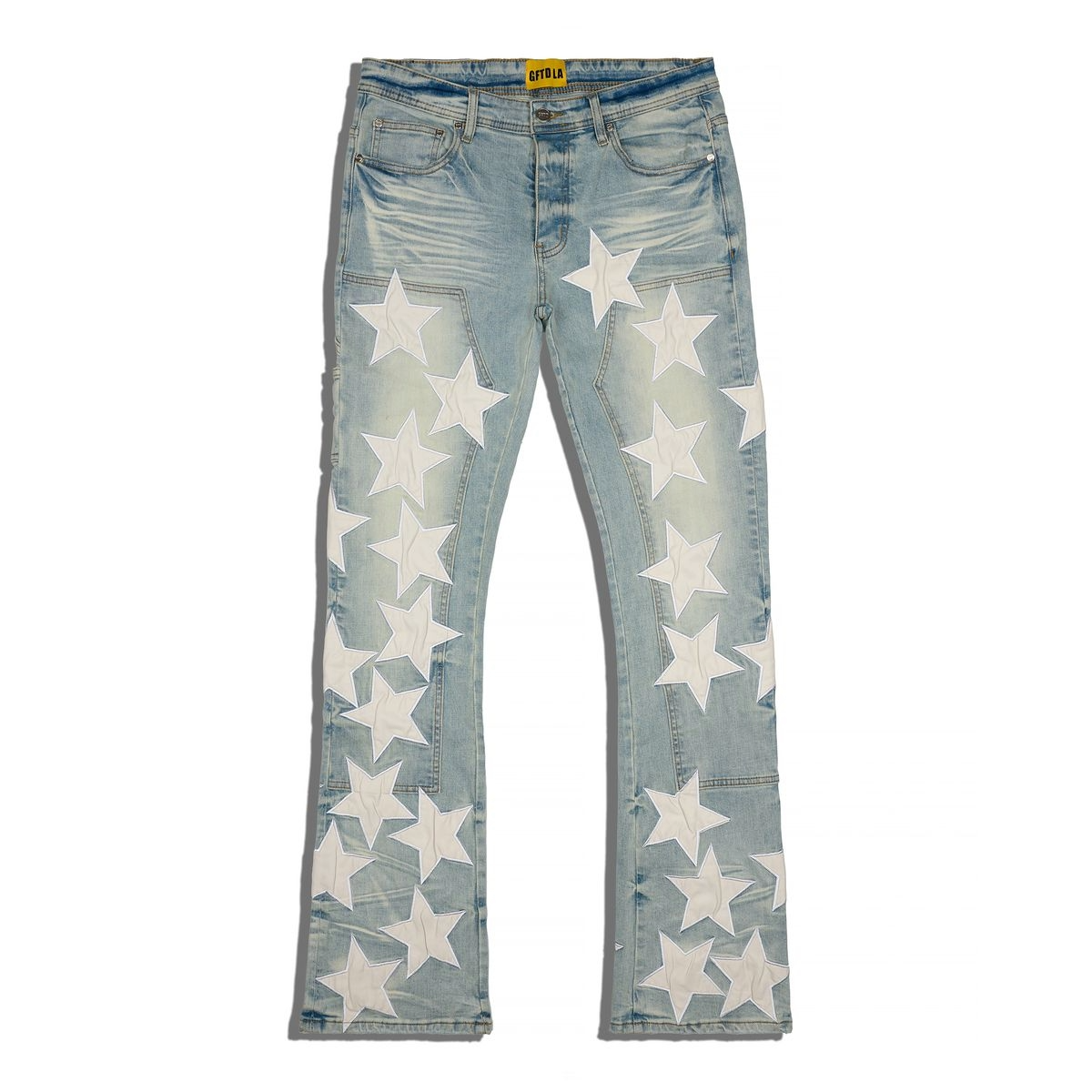 GFTD "SUPER STAR" STACKED JEANS (BLUE)