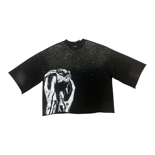 SYNDICATE "HEART" TEE (BLACK WASH)