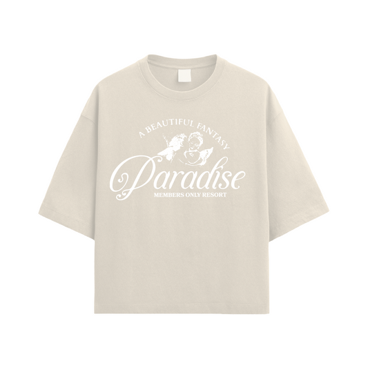 PARADISE "CELESTIAL GETAWAY" TEE (CREAM)