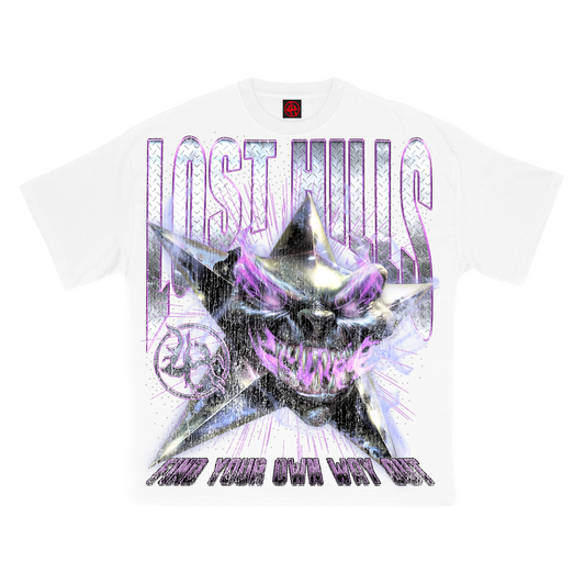 LOST HILLS "LH5005" TEE (WHITE)