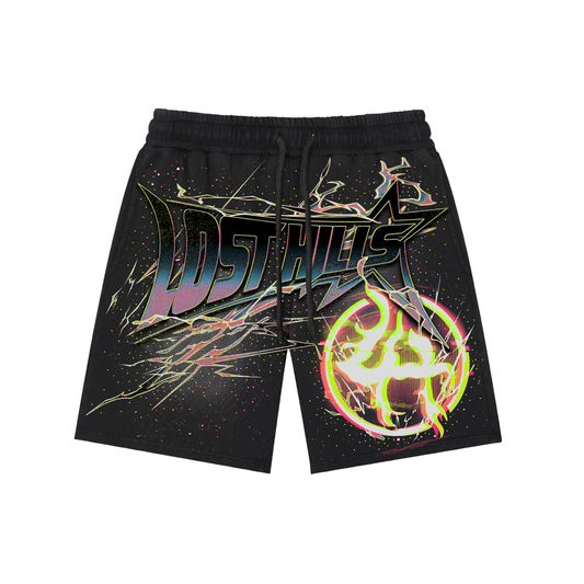 LOST HILLS "LH5006" SHORTS (BLACK)