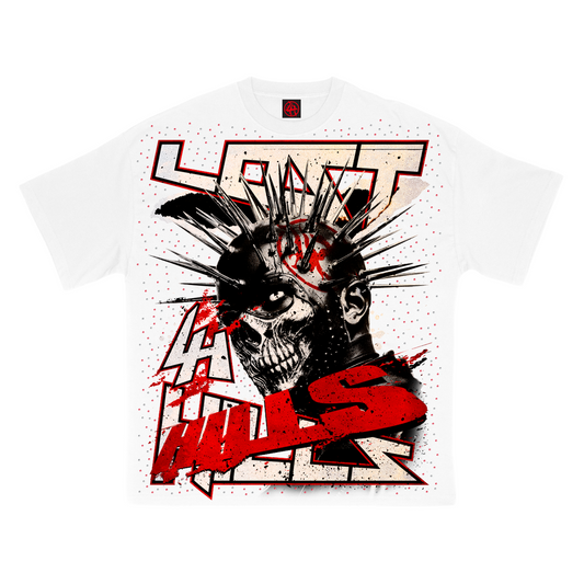 LOST HILLS "LH5008" TEE (WHITE)