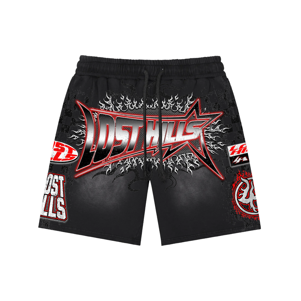 LOST HILLS "LH5009" SHORTS (BLACK)