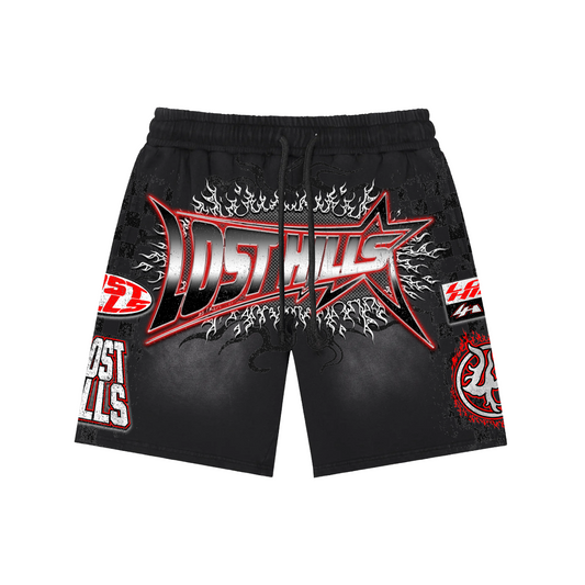 LOST HILLS "LH5009" SHORTS (BLACK)