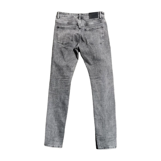 VALABASAS "MR. CLEAN 2.0" LT. GREY WASHED DENIM SKINNY