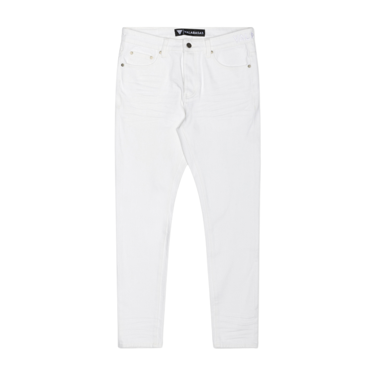 VALABASAS "MR.SLIM" WHITE 4 WAY STRETCH SLIM FIT JEAN