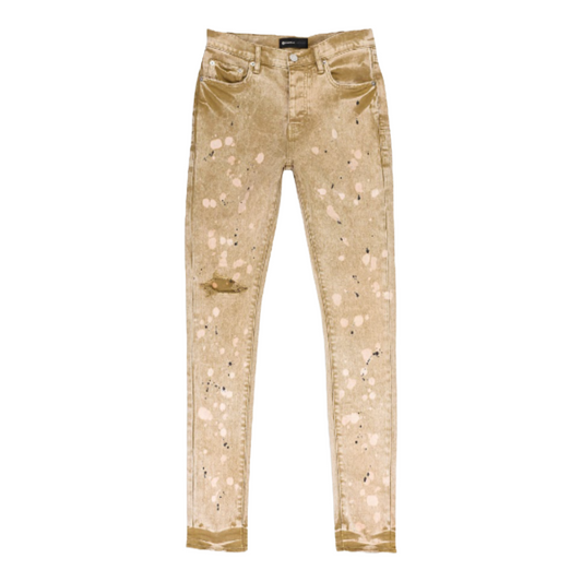 PURPLE BRAND SANDSTONE ACID BLEACH SKINNY JEANS