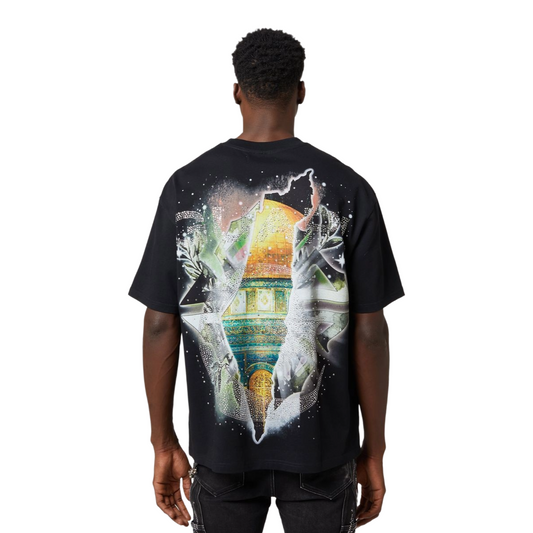 GUAPI BLACK FREE PALESTINE TEE