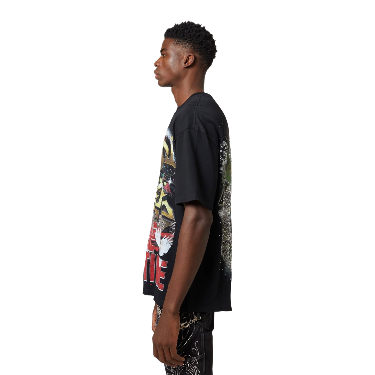 GUAPI BLACK FREE PALESTINE TEE