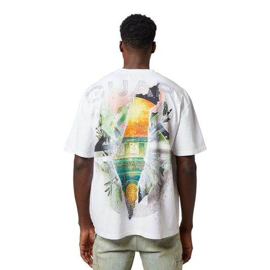 GUAPI WHITE FREE PALESTINE TEE