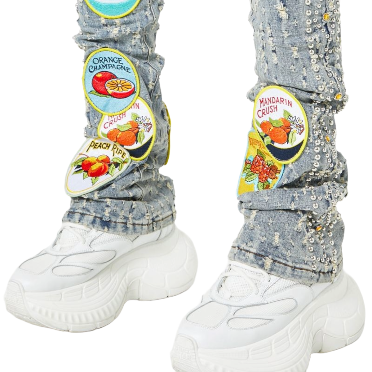 GUAPI VINTAGE BLUE POP CRUSH DENIM