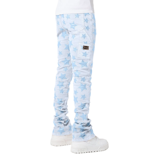 GUAPI AQUA BLUE STARS DENIM