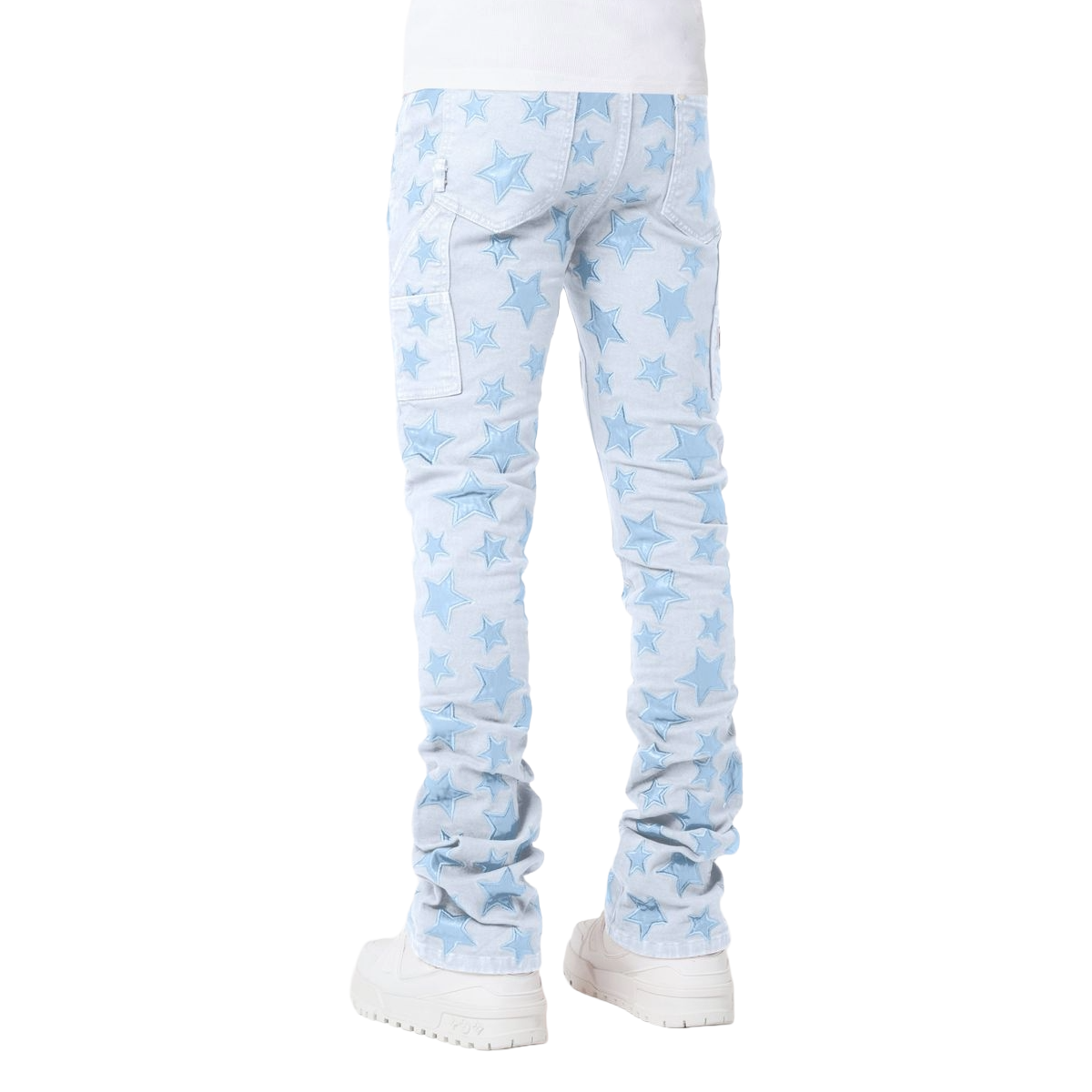 GUAPI AQUA BLUE STARS DENIM