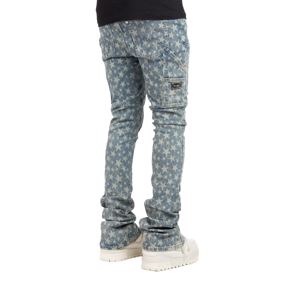 GUAPI VINTAGE BLUE LASER STARS DENIM