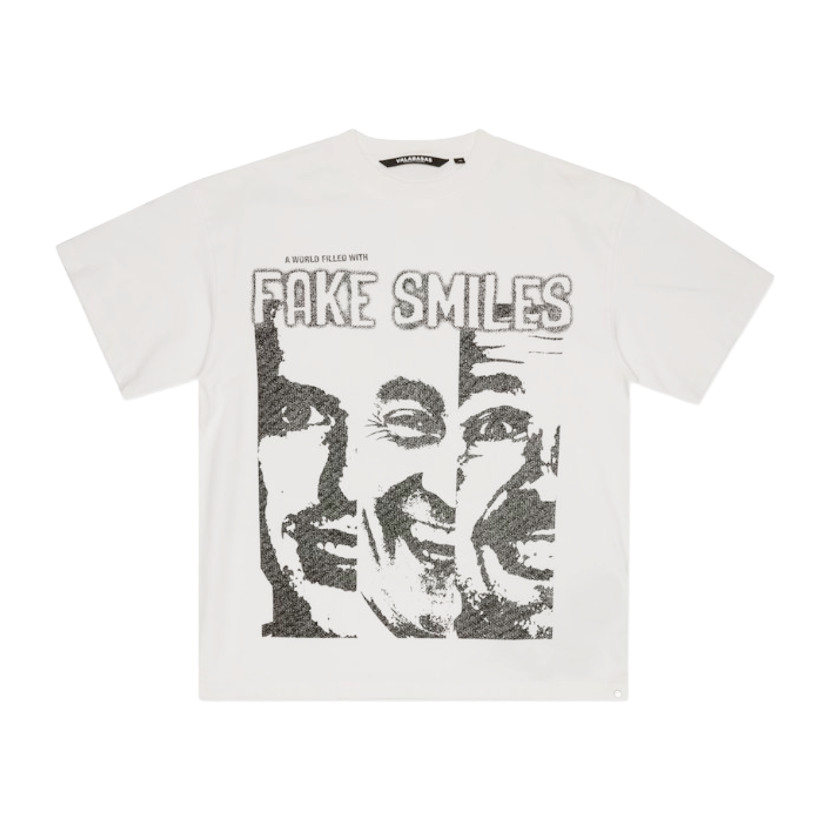 VALABASAS "FAKE SMILES" WHITE TEE