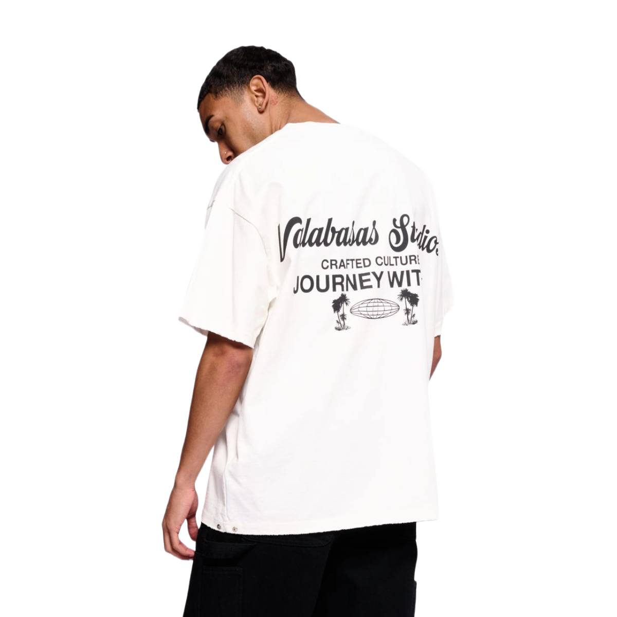 VALABASAS "JOURNEY WITHIN" WHITE TEE