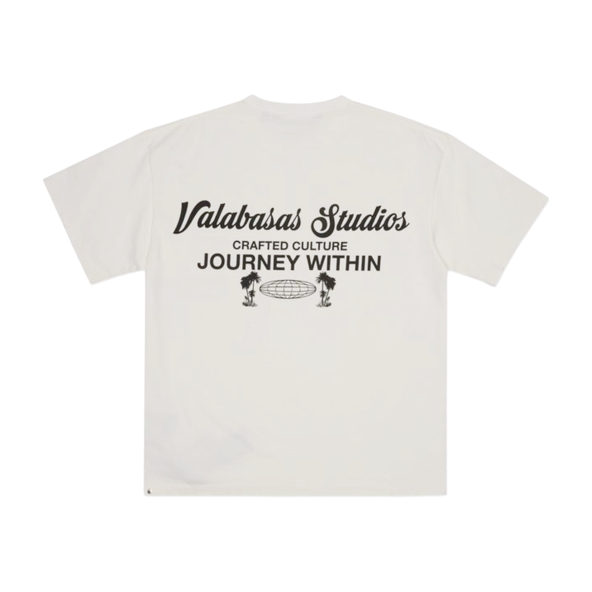 VALABASAS "JOURNEY WITHIN" WHITE TEE