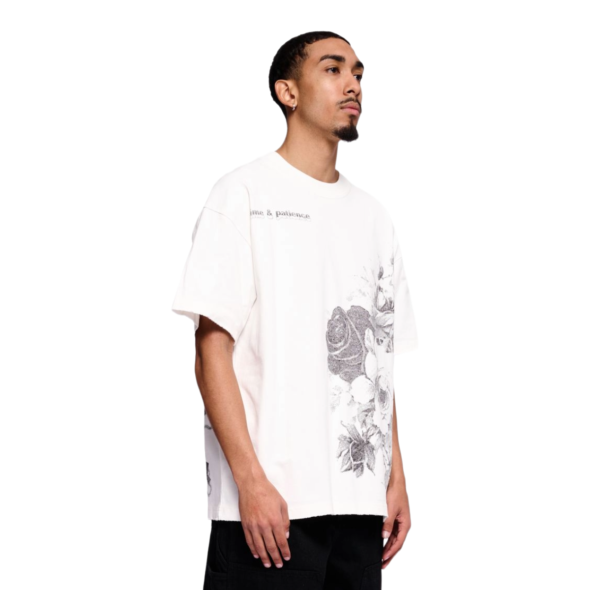 VALABASAS "TIME & PATIENCE" WHITE TEE