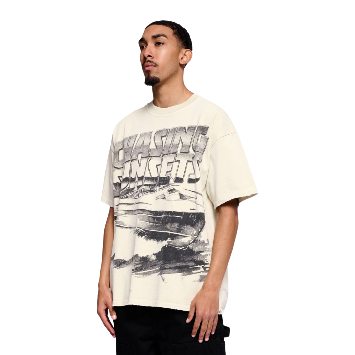 VALABASAS "CATCHING BREEZE" CREAM TEE