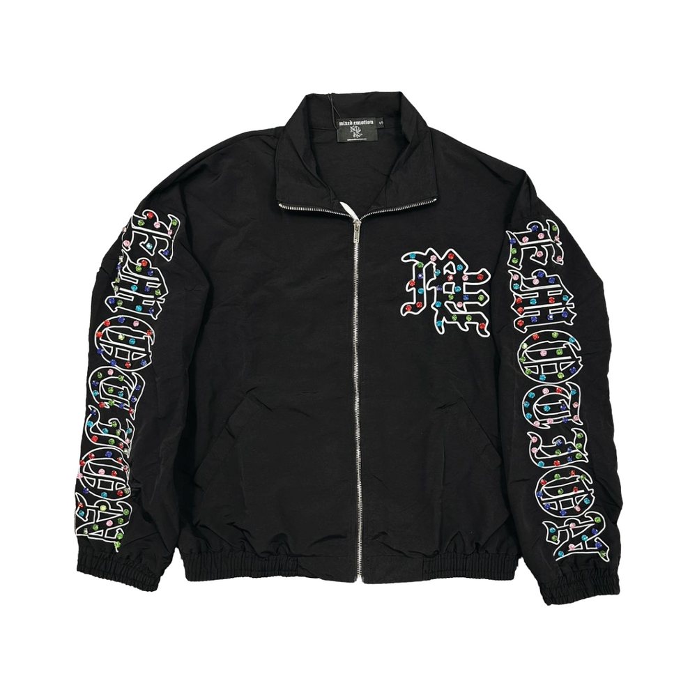 ME RHINESTONE NYLON JACKET